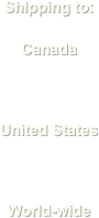 Shipping to:

Canada



United States



World-wide